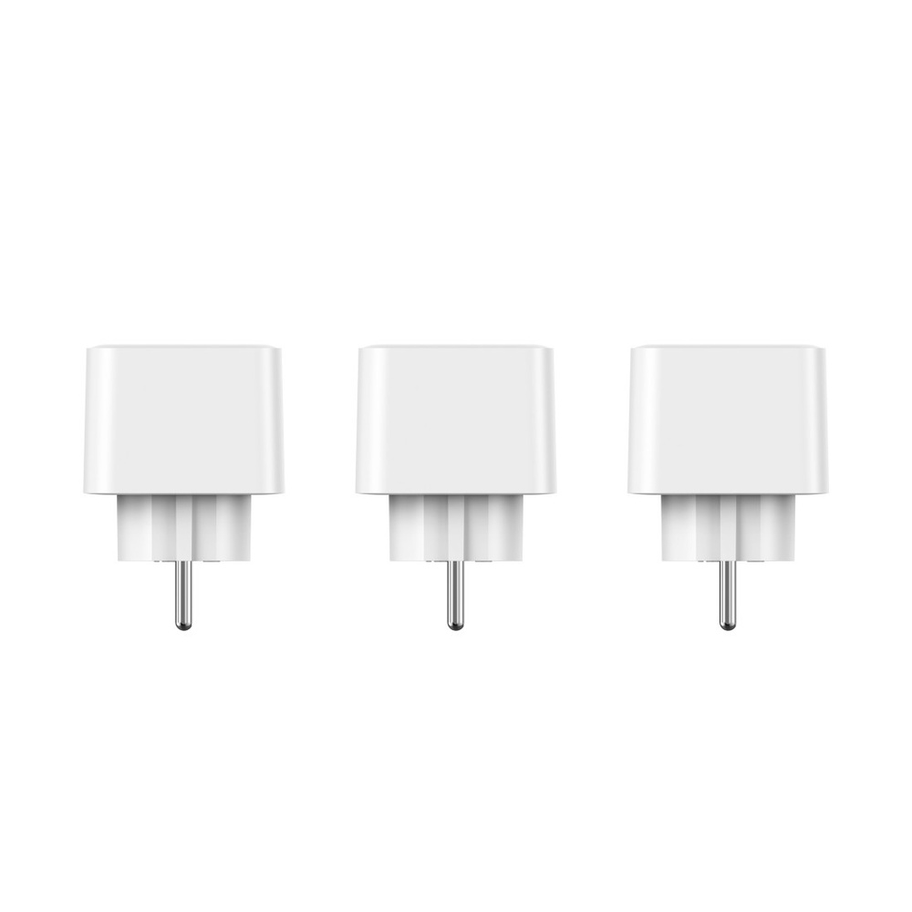 Hama Smarte WLAN-Steckdose, Matter, 3.680W, Sprach-/Appgesteuert, 3er-Pack