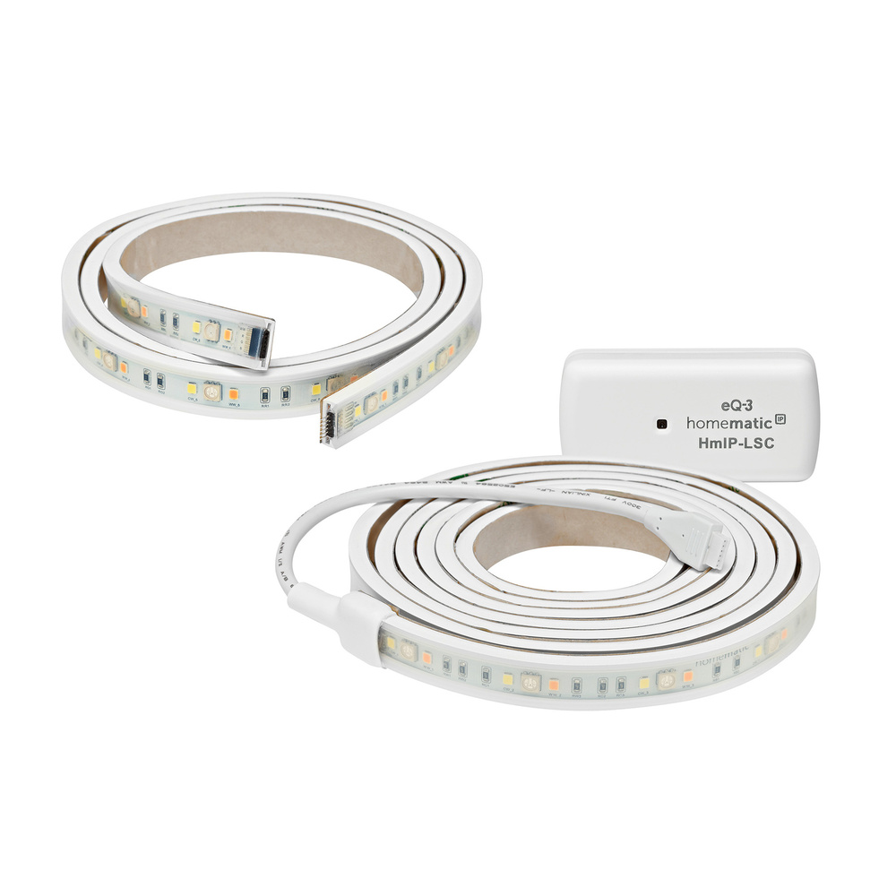 Homematic IP Smart Home Set Licht Basic mit 1x Lightstrip Set und  1x Lightstripverlängerung