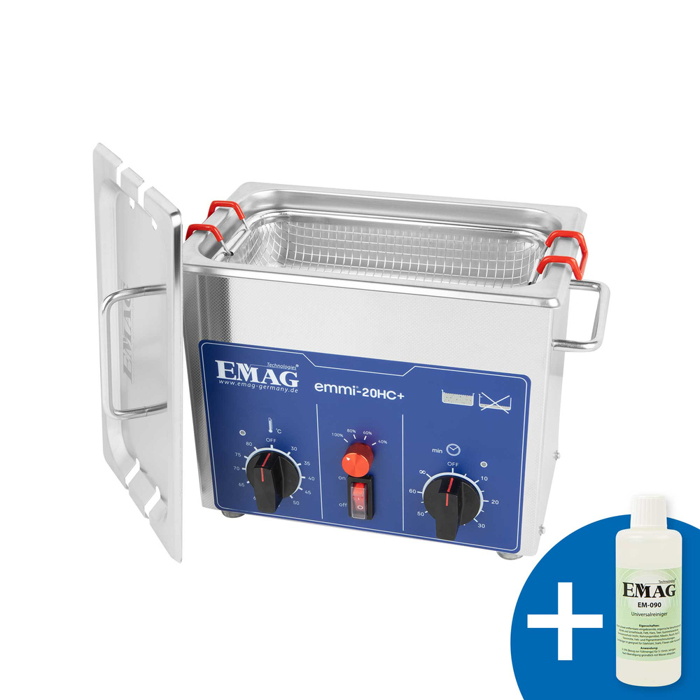 EMAG Ultraschallteilereiniger Emmi 20-HC Plus, 2,6 l, mit Heizung, mit Ultraschallreiniger EM-090