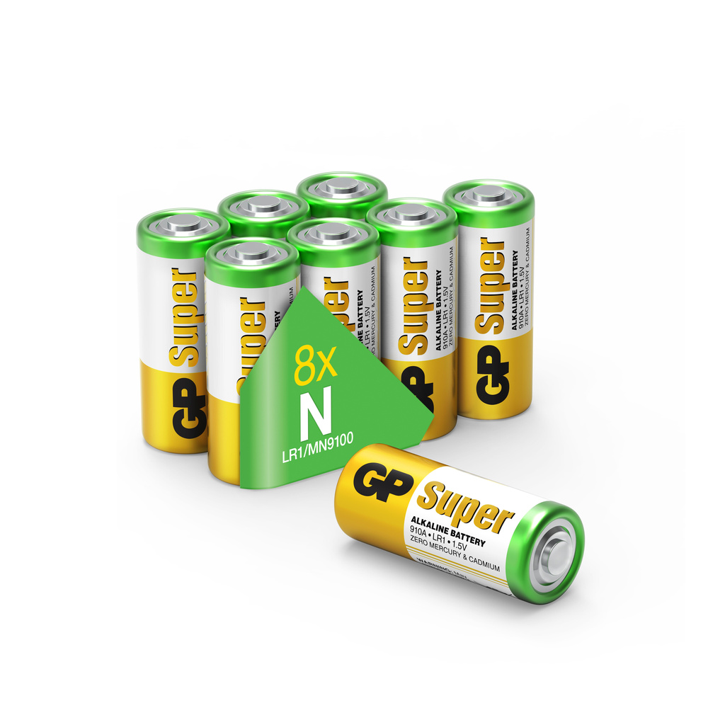 GP Super Alkaline N Lady Batterie 1,5V, 8 Stück