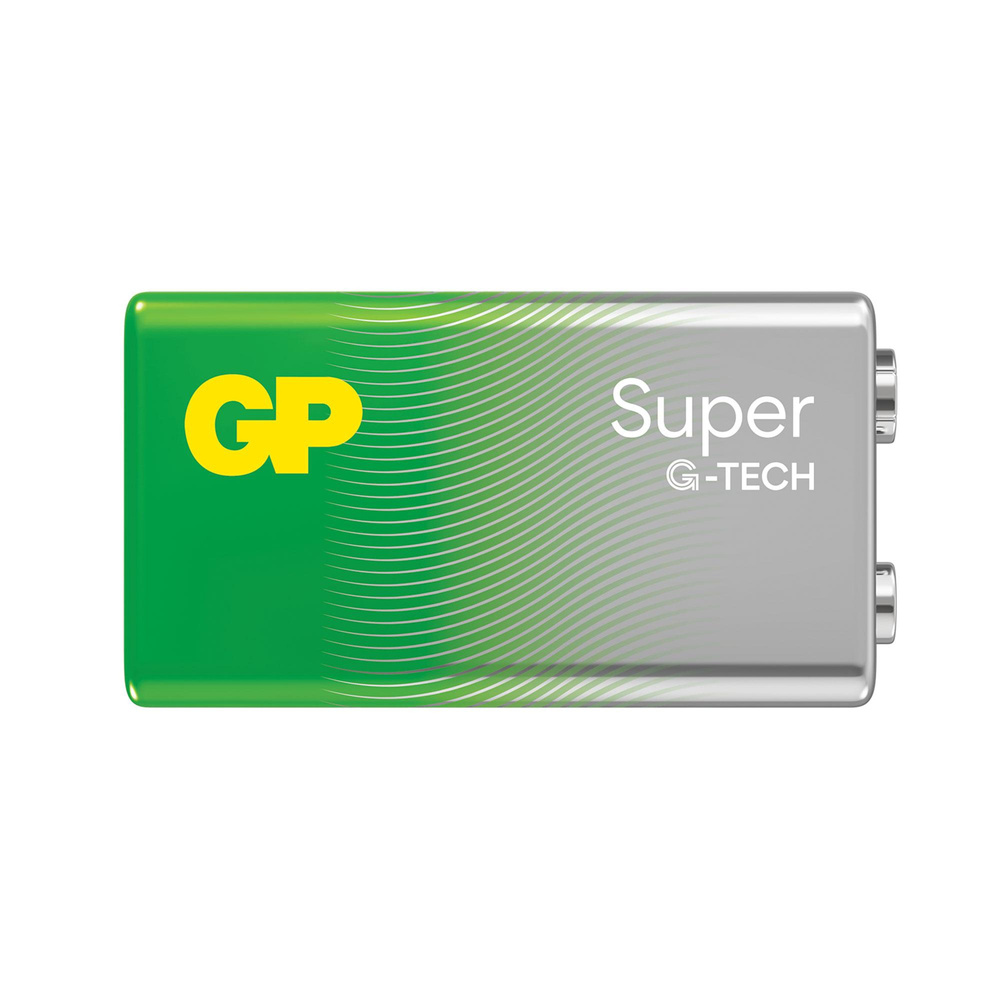 GP Super Alkaline 9 V Batterie 1,5V, 8 Stück