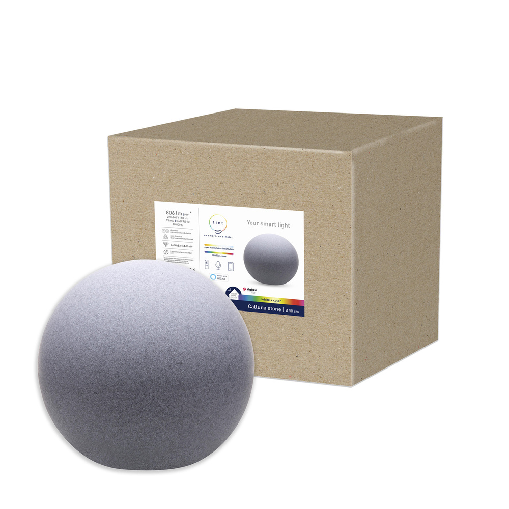 tint Smart Home Calluna,  Ø 50 cm,  stone, ZigBee, E27