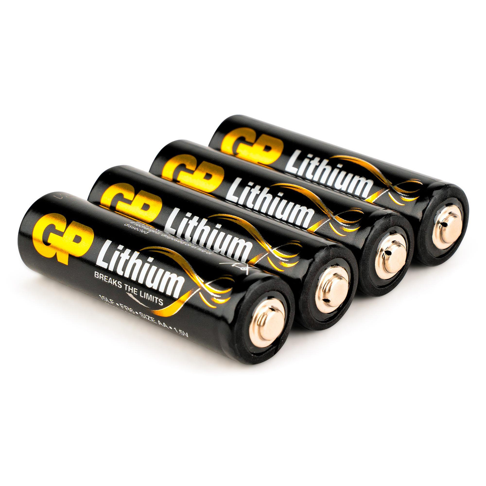 GP Lithium AA Mignon Batterie 1,5V, 4 Stück