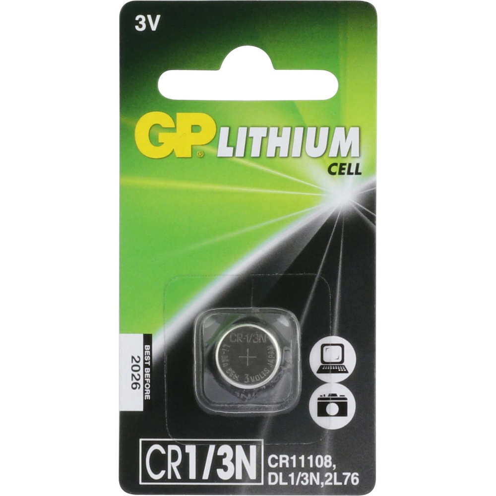 GP Lithium CR1/3 Batterie, 3V, 1 Stück