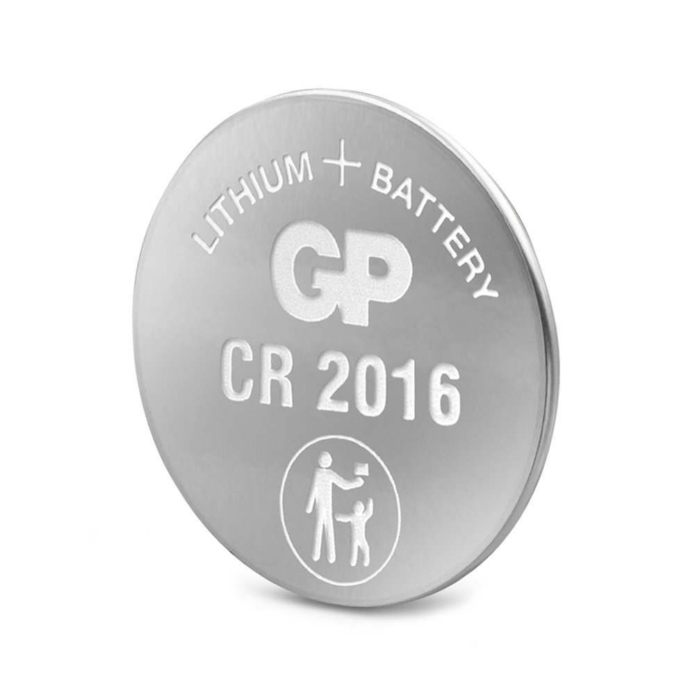 GP Lithium CR2016 Knopfzelle, 3V, 5 Stück