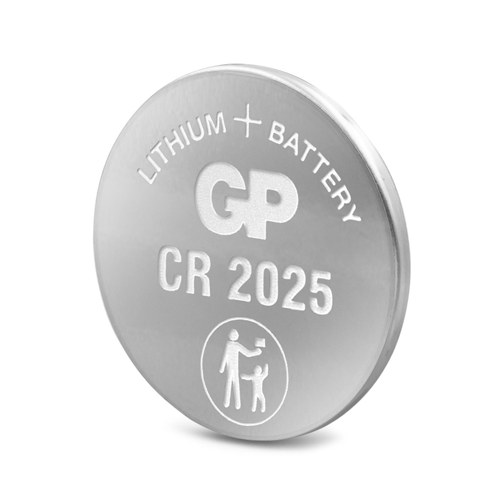GP Lithium CR2025 Knopfzelle, 3V, 5 Stück