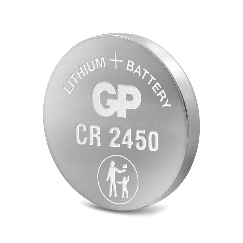 GP Lithium CR2450 Knopfzelle, 3V, 5 Stück