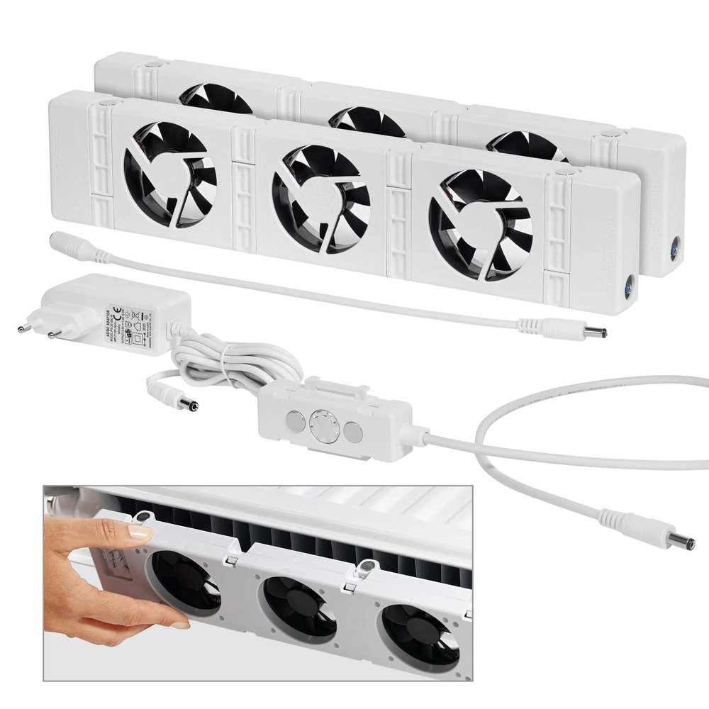 Leser testen den SpeedComfort Heizkörperventilator im Duo-Set