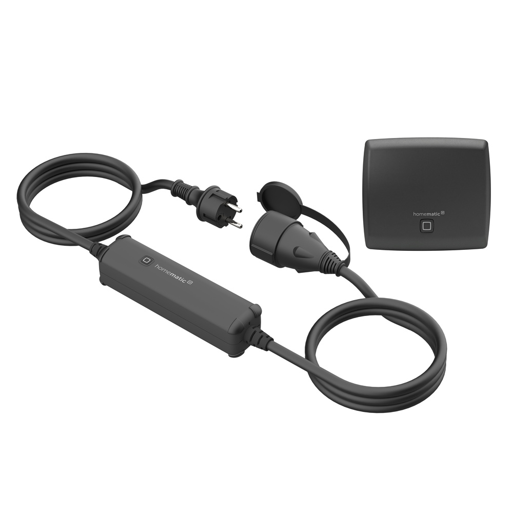 Homematic IP Smart Home Set Außen Schalten, Access Point, Schalt-mess Kabel