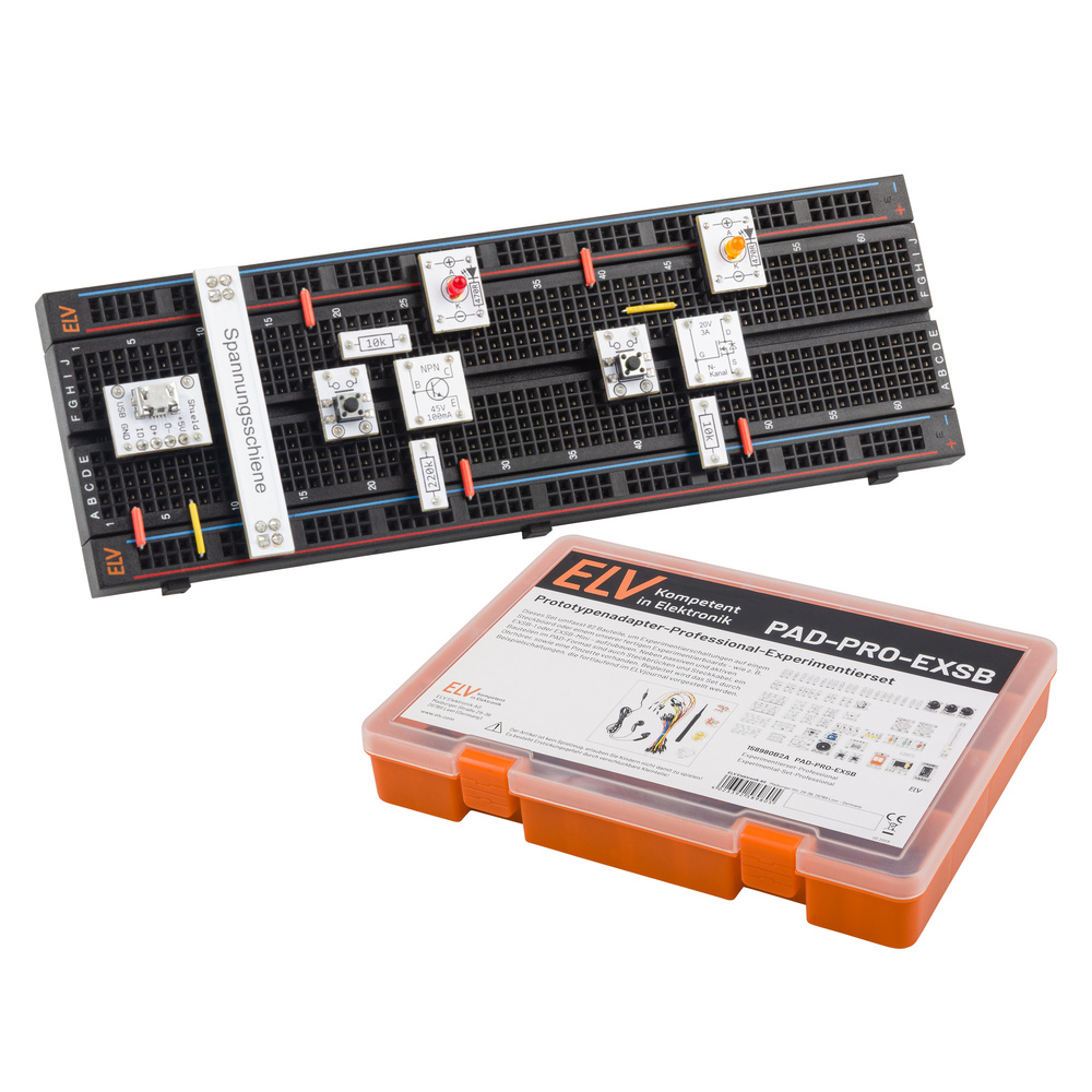 Transistoren als Schalter - Anwendungsschaltungen mit dem Prototypenadapter-Professional-Experimentierset PAD-PRO-EXSB