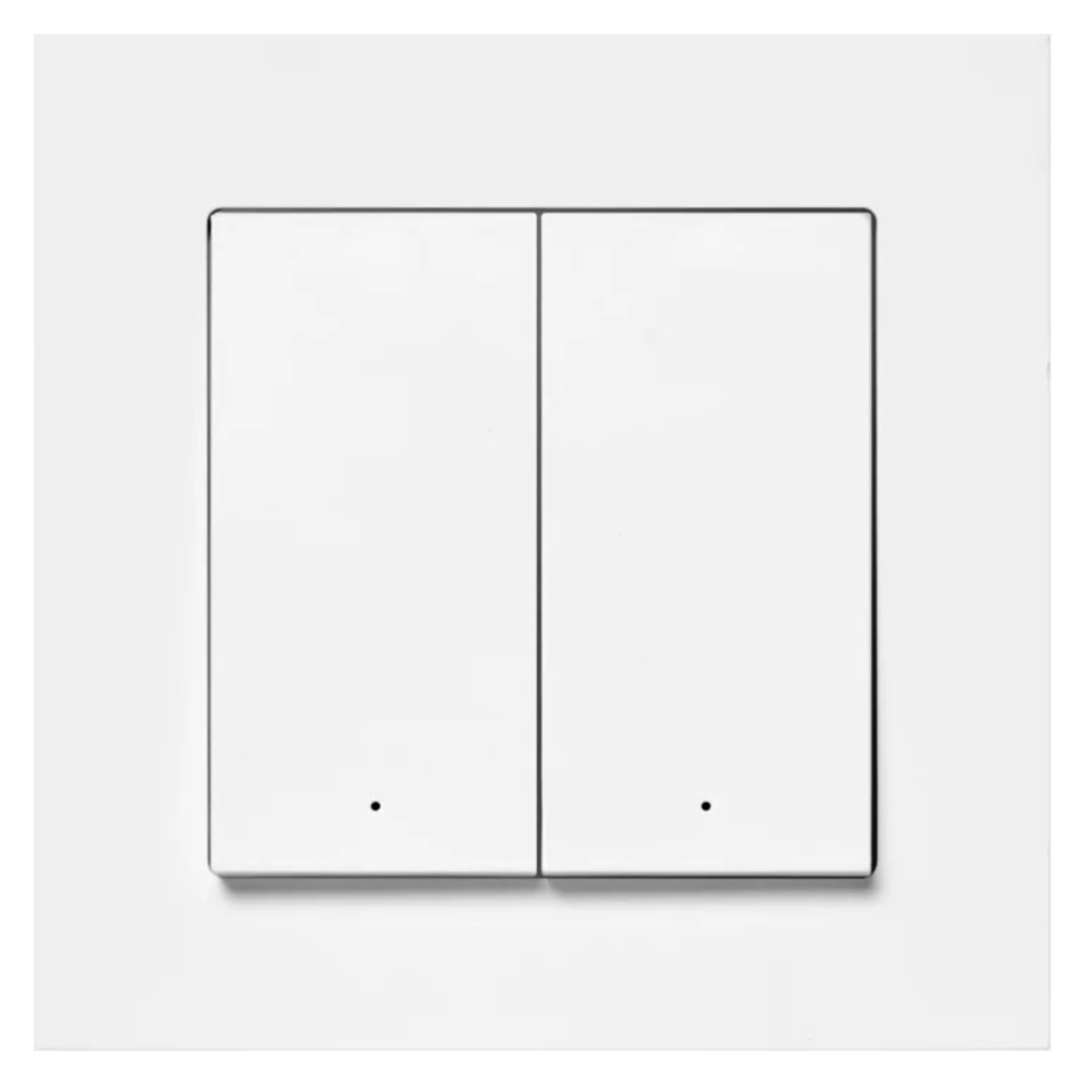 OSRAM SMART+ Smart Home WLAN-Wandschalter, 2-Kanal, Matter-kompatibel, Weiß