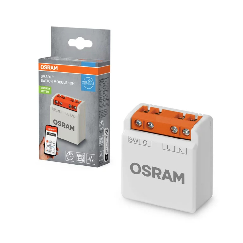 OSRAM SMART+ Smart Home WLAN-Schaltmodul, 1-Kanal, Unterputz, Weiß