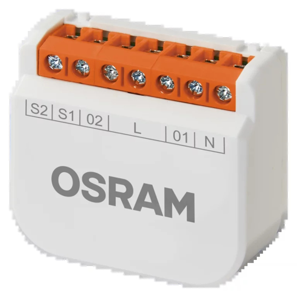 OSRAM SMART+ Smart Home WLAN-Schaltmodul, 2-Kanal, Unterputz, Weiß