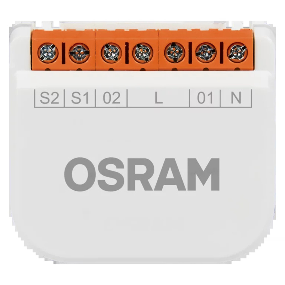 OSRAM SMART+ Smart Home WLAN-Schaltmodul, 2-Kanal, Unterputz, Weiß