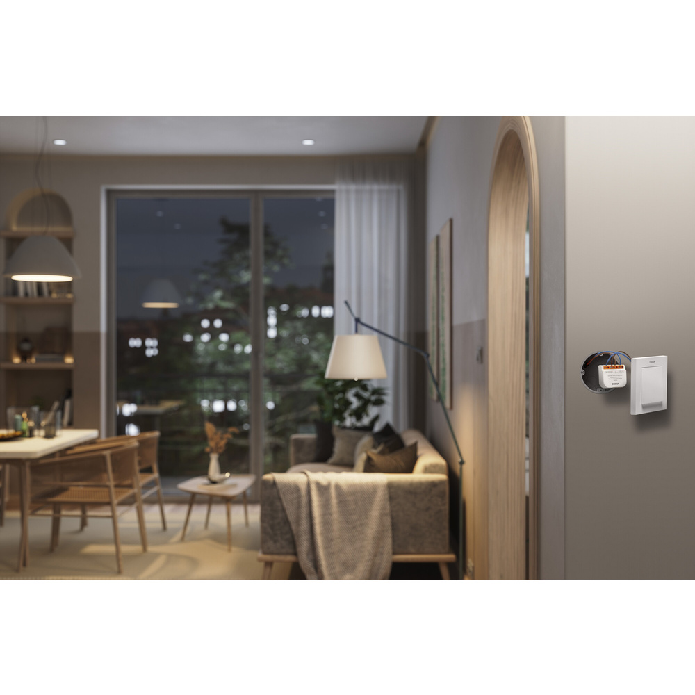 OSRAM SMART+ Smart Home WLAN-Schaltmodul, 2-Kanal, Unterputz, Weiß