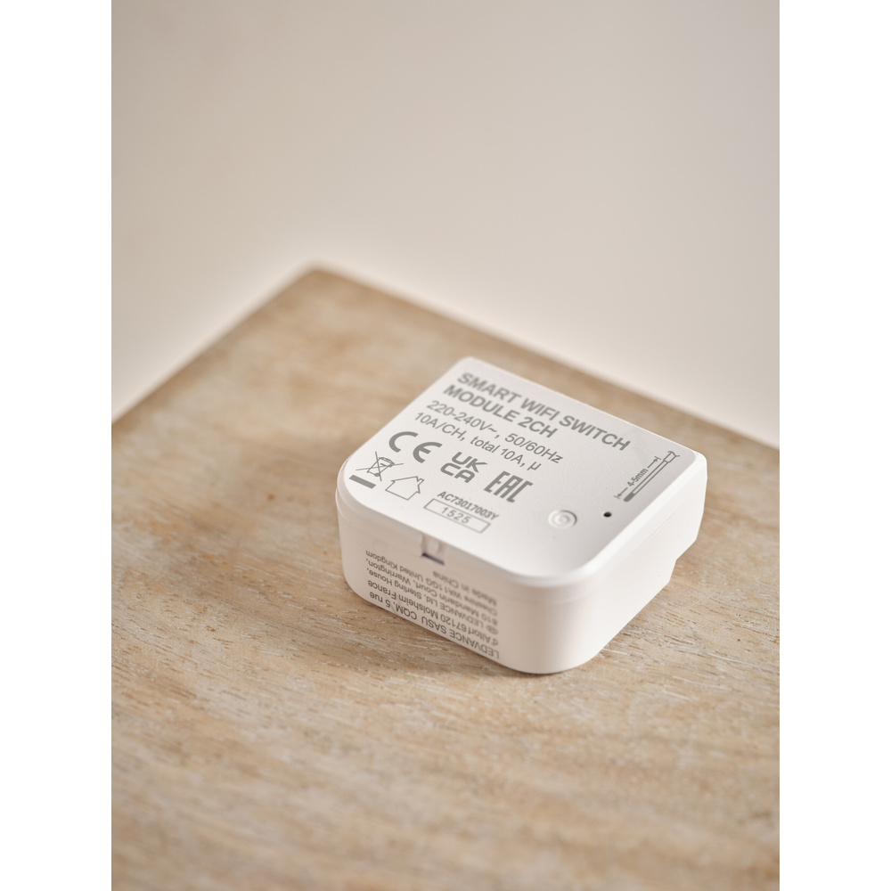 OSRAM SMART+ Smart Home WLAN-Schaltmodul, 2-Kanal, Unterputz, Weiß