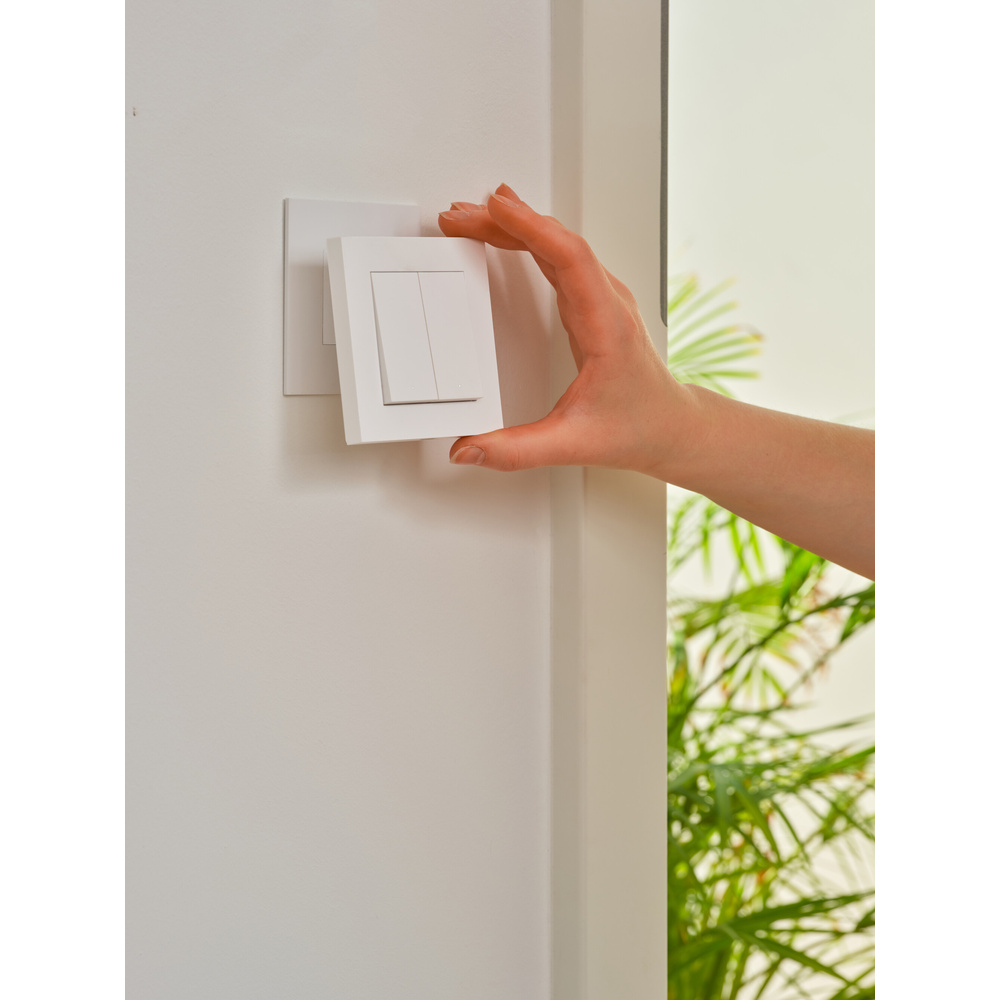Smart + Smart Home Wall Switch, 2 Tasten, WLAN, Taster