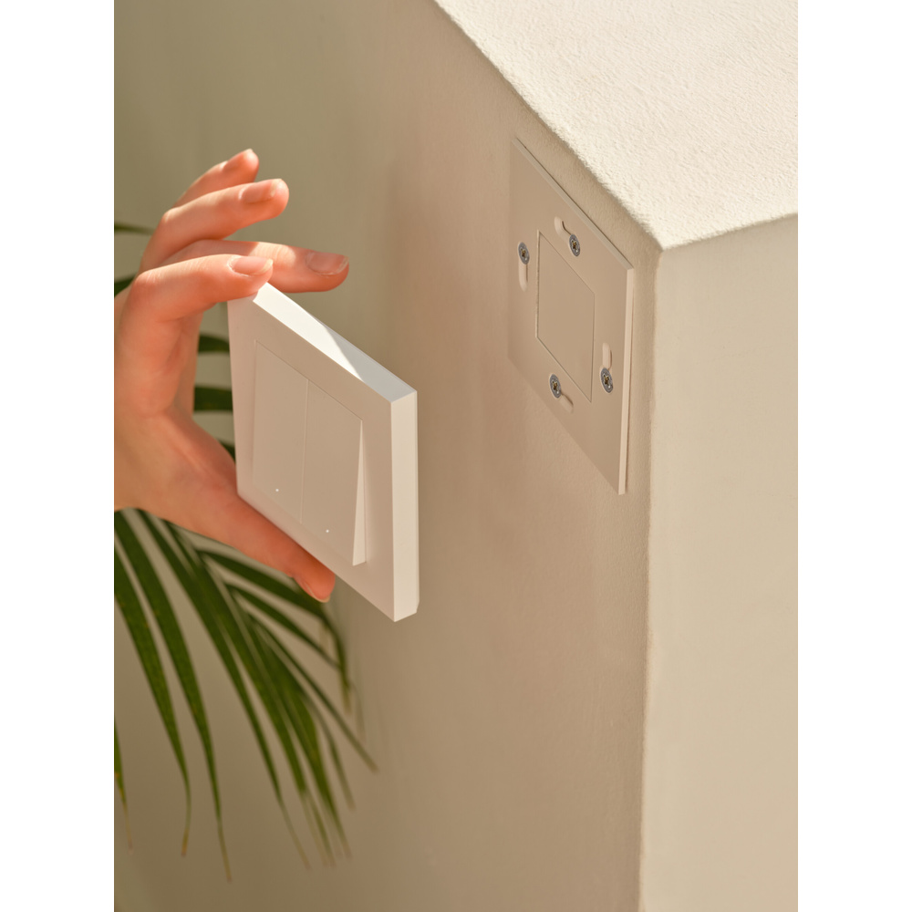 Smart + Smart Home Wall Switch, 2 Tasten, WLAN, Taster