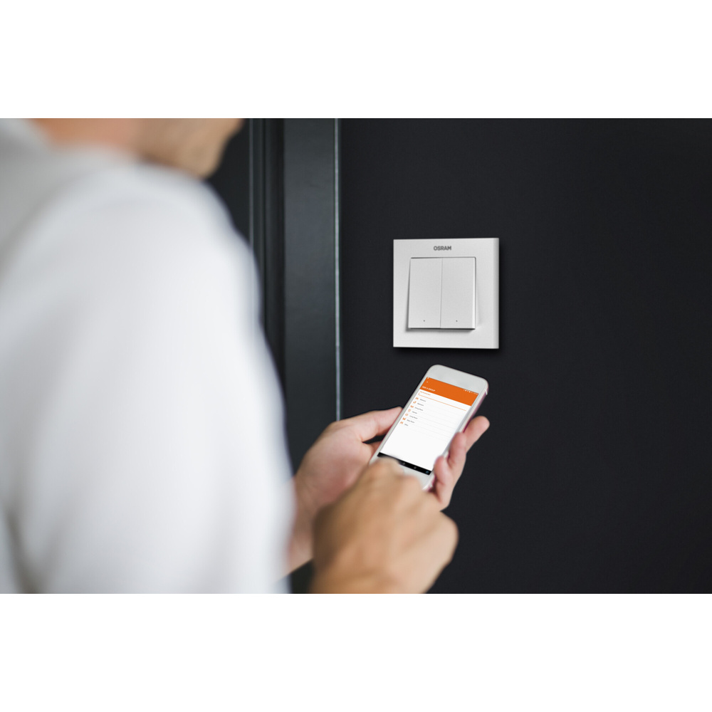 Smart + Smart Home Wall Switch, 2 Tasten, WLAN, Taster