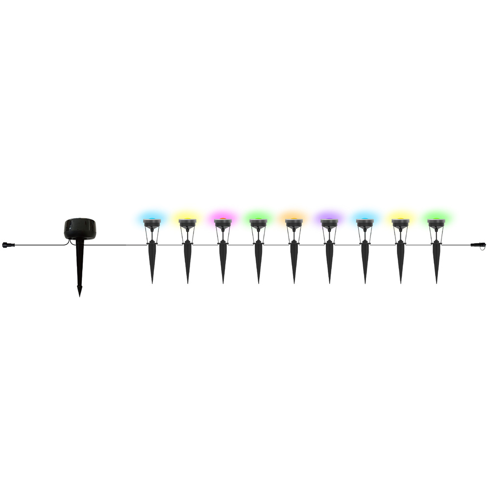 Die Bold Smart Home Mini-Außenstrahler-Set 9-fach, 24V, WLAN