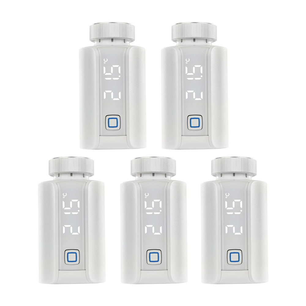 HmIP 5er-Set Heizkörperthermostat–Evo, HmIP-eTRV-E
