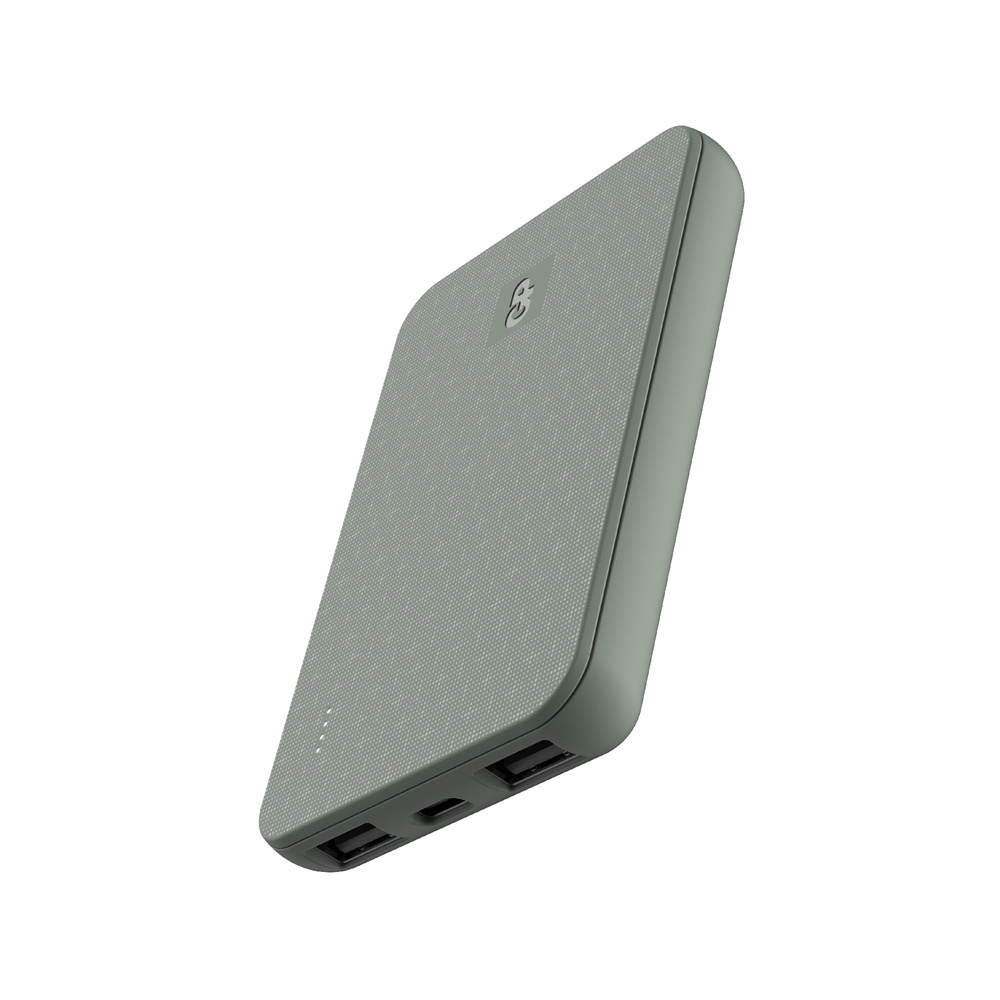 GP Powerbank B05B, 5.000mAh, 2x USB-a, 1x USB-C, Moosgrün