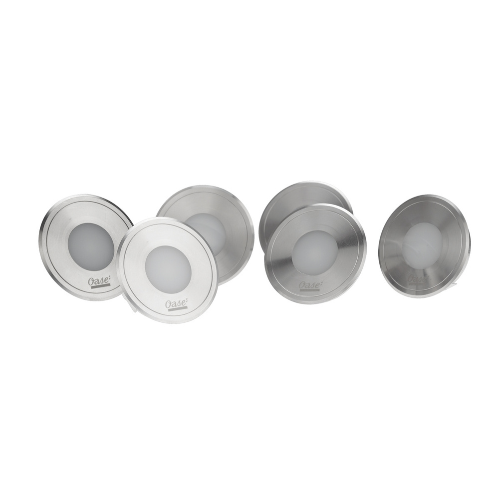 Oase Smart Home LunAqua Terra LED Set 6, warmweiß, Bodeneinbauleuchte, IP68