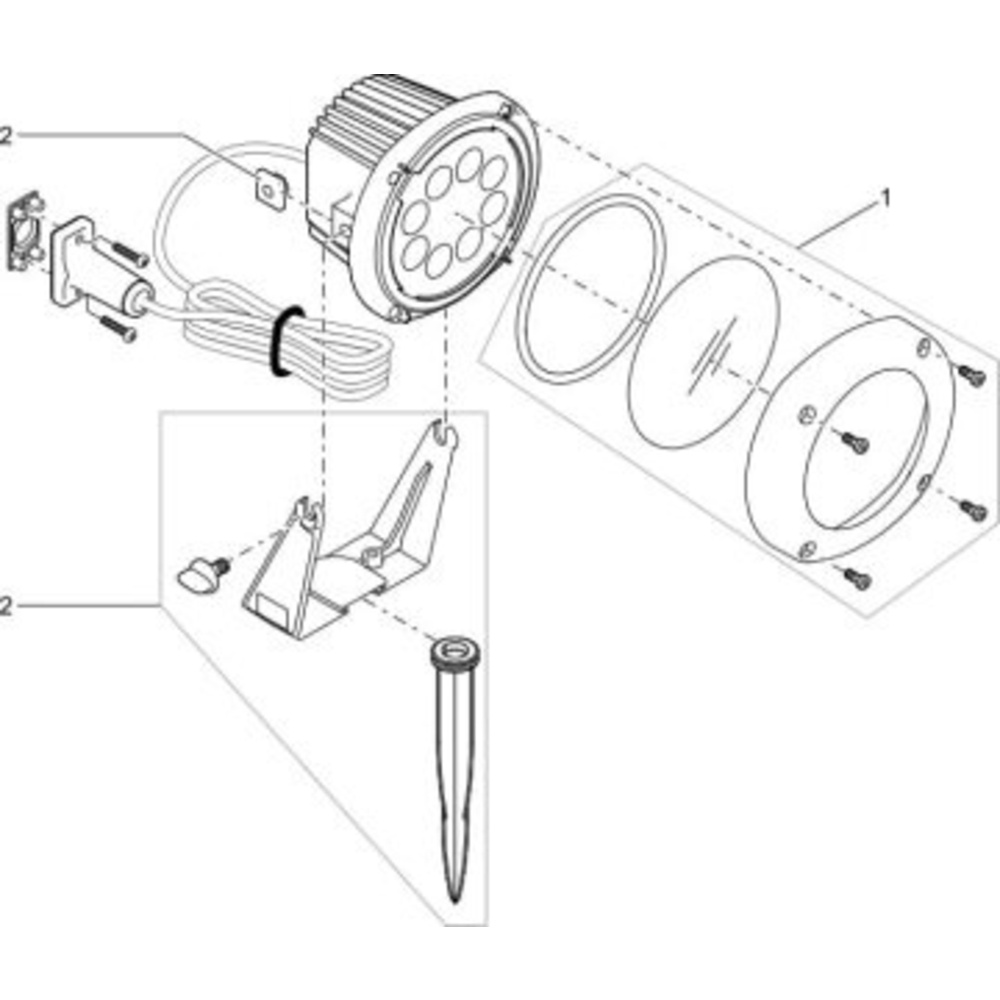 Oase LunAqua Power LED XL 3000 Flood