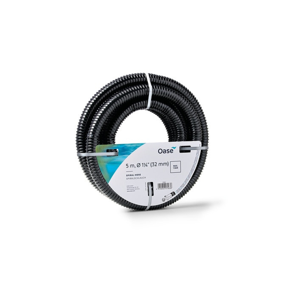 Oase Spiralschlauch schwarz 1 1/4", 5 m