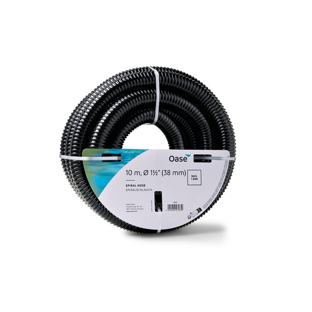 Oase Spiralschlauch schwarz 1 1/2", 10 m