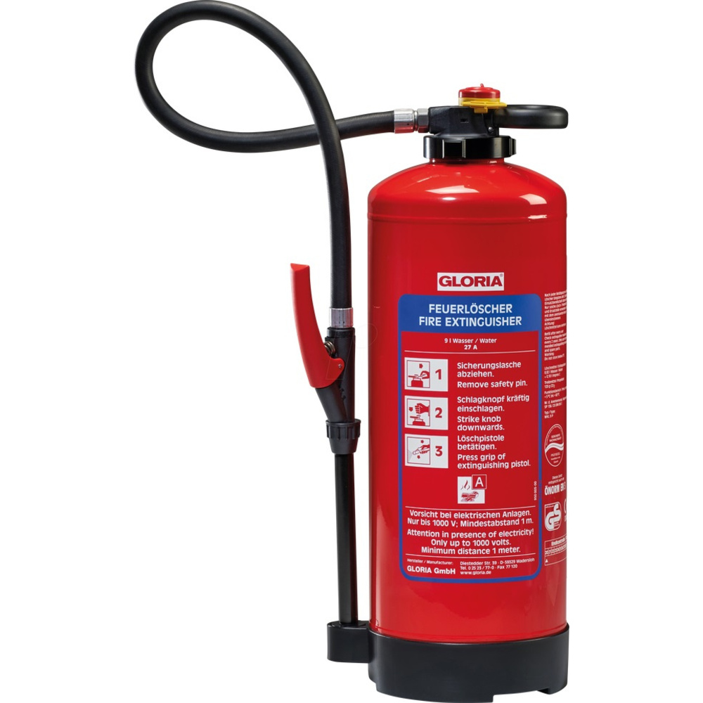 Gloria WKL 6 PRO Wasserfeuerlöscher, 6 Liter