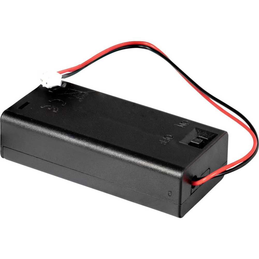 Joy-IT Batteriegehäuse 2x AA, mit Schalter