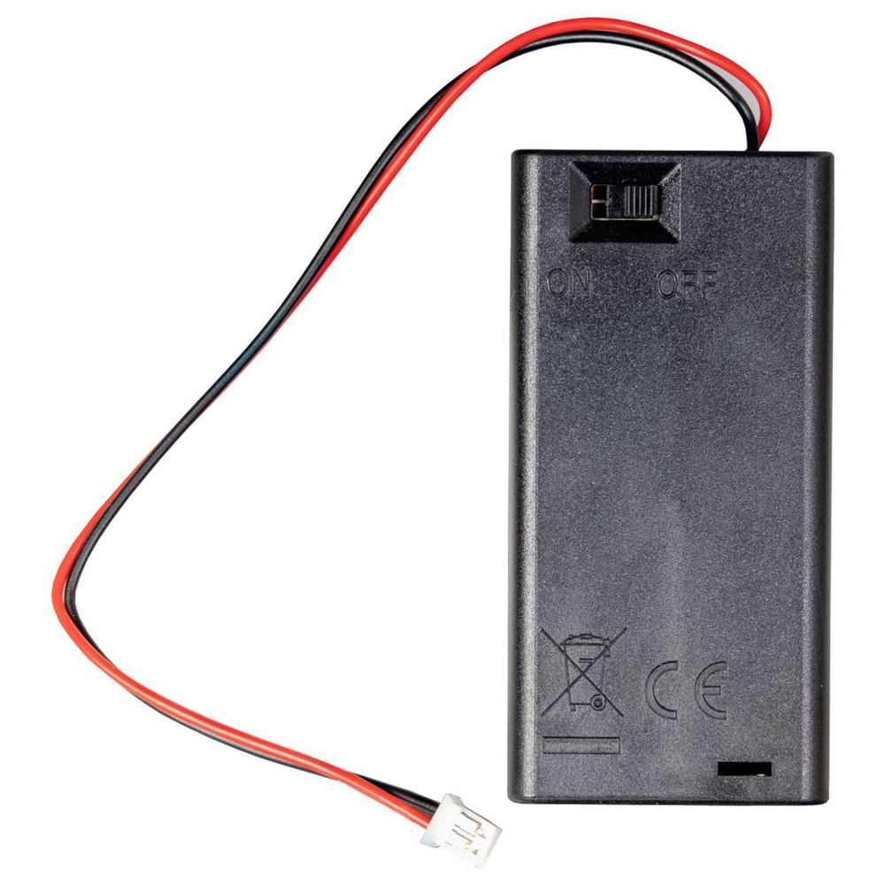 Joy-IT Batteriegehäuse 2x AA, mit Schalter