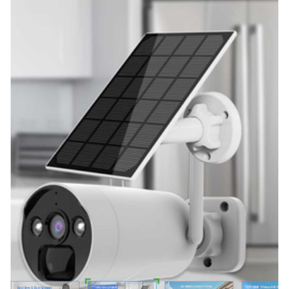 STABO Smart Home Solar Outdoorcam,  HD, 110°, Überwachungskamera mit Solarbetrieb