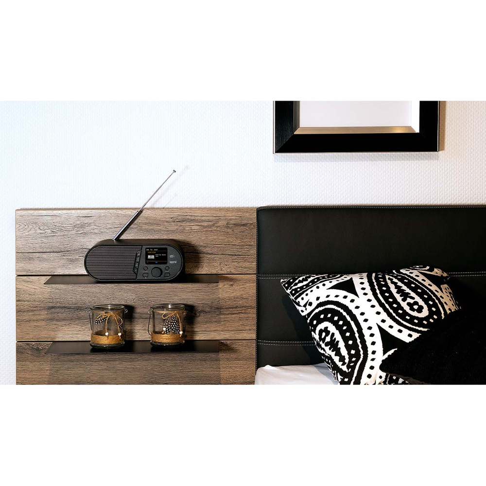 IMPERIAL DABMAN d105 Kompaktes DAB+ /FM /Bluetooth Radio, Schwarz