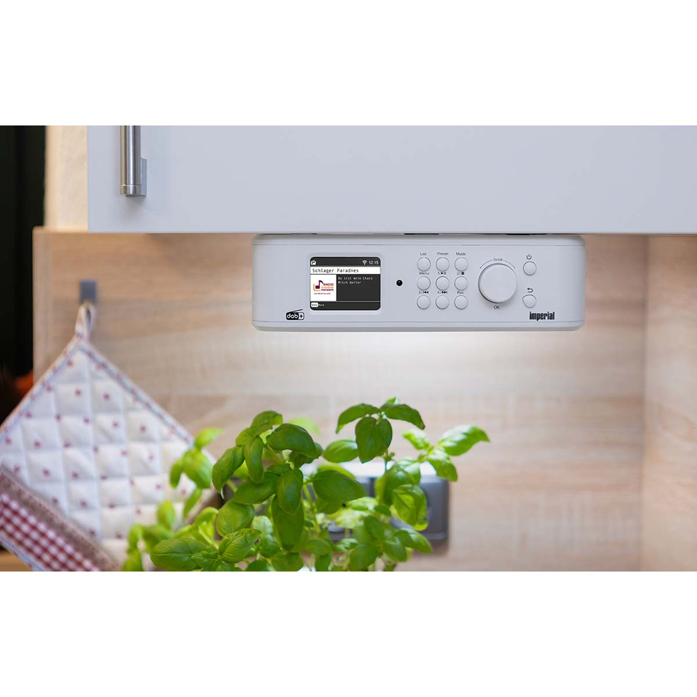 IMPERIAL DABMAN i460 Multifunktionsradio, Weiß, WLAN, Amazon Music