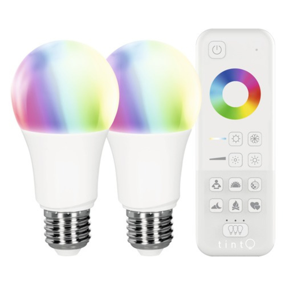 tint Smart Home Starterset Leuchten, Zigbee, Fernbedienung, E27