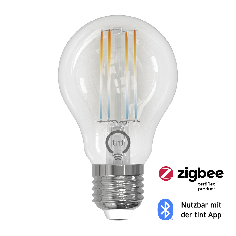 tint Smart Home  LED Birne Retro, 7W, 806lm, E27, 60x105mm ,CCT, Zigbee