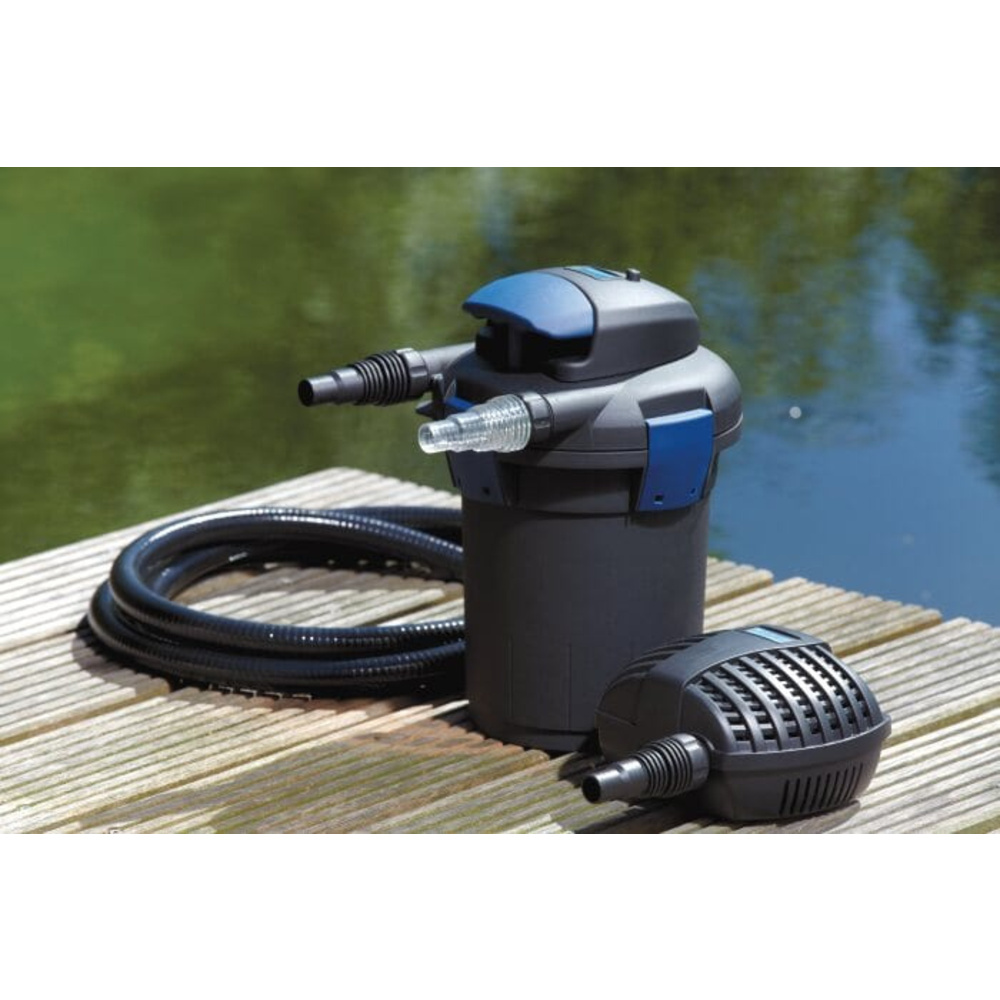Oase Druckfilter-Set für kleine Teiche, BioPress Set 4000l