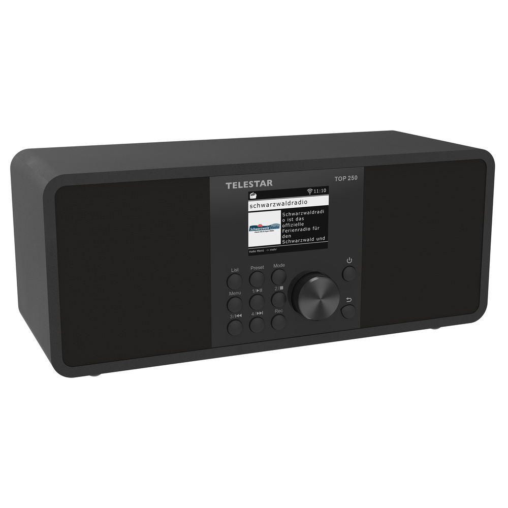 TELESTAR DAB+ Radio TOP 250 , Bluetooth, WLAN, USB, Internet, schwarz