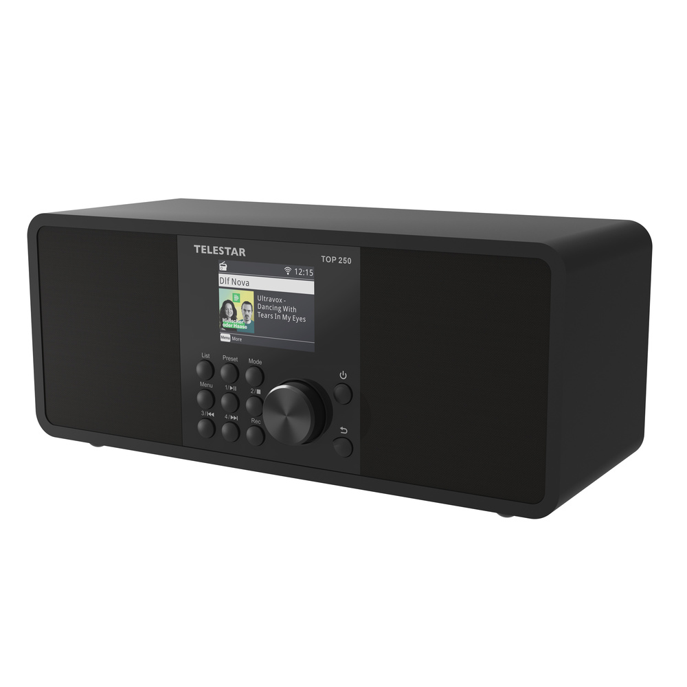 TELESTAR DAB+ Radio TOP 250 , Bluetooth, WLAN, USB, Internet, schwarz