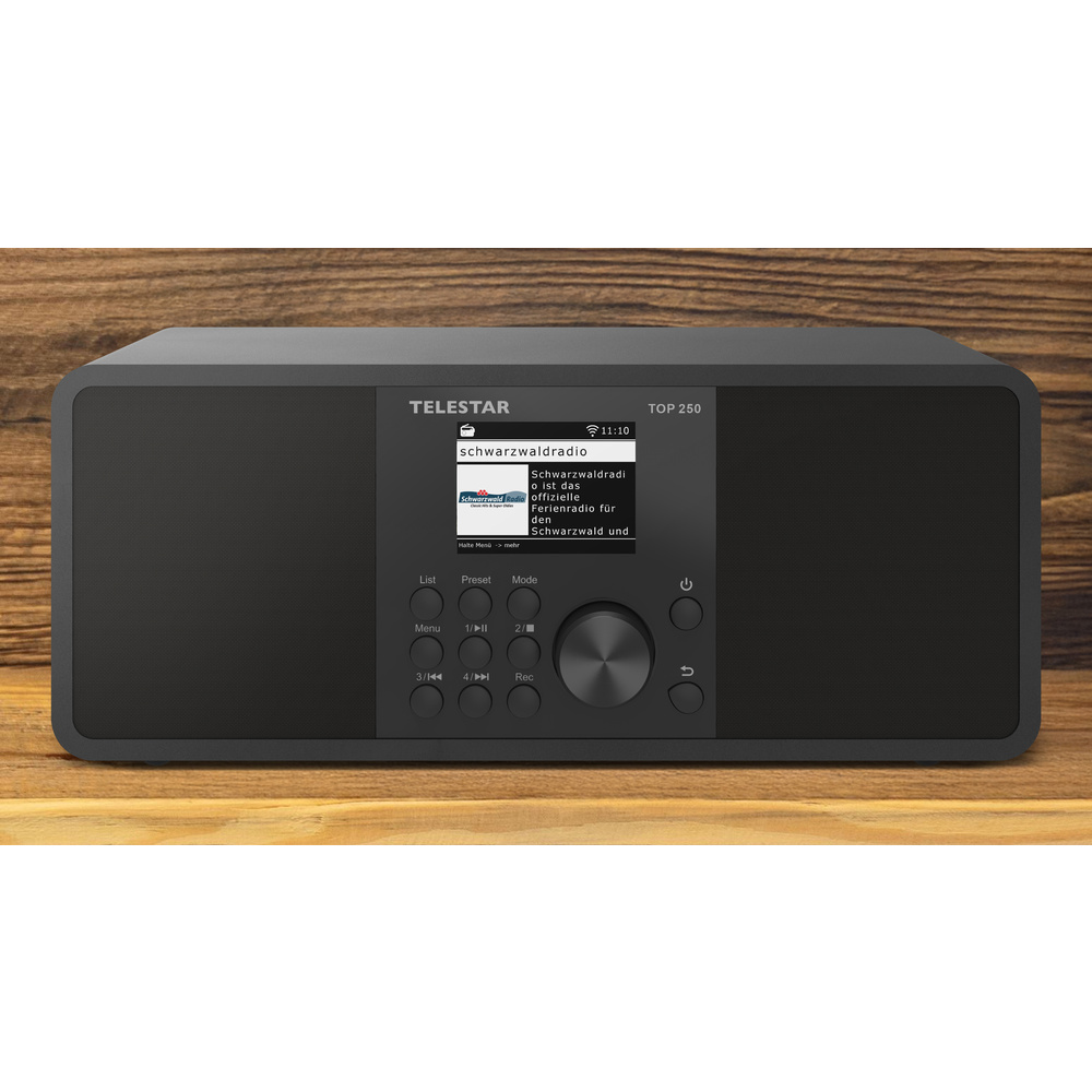 TELESTAR DAB+ Radio TOP 250 , Bluetooth, WLAN, USB, Internet, schwarz