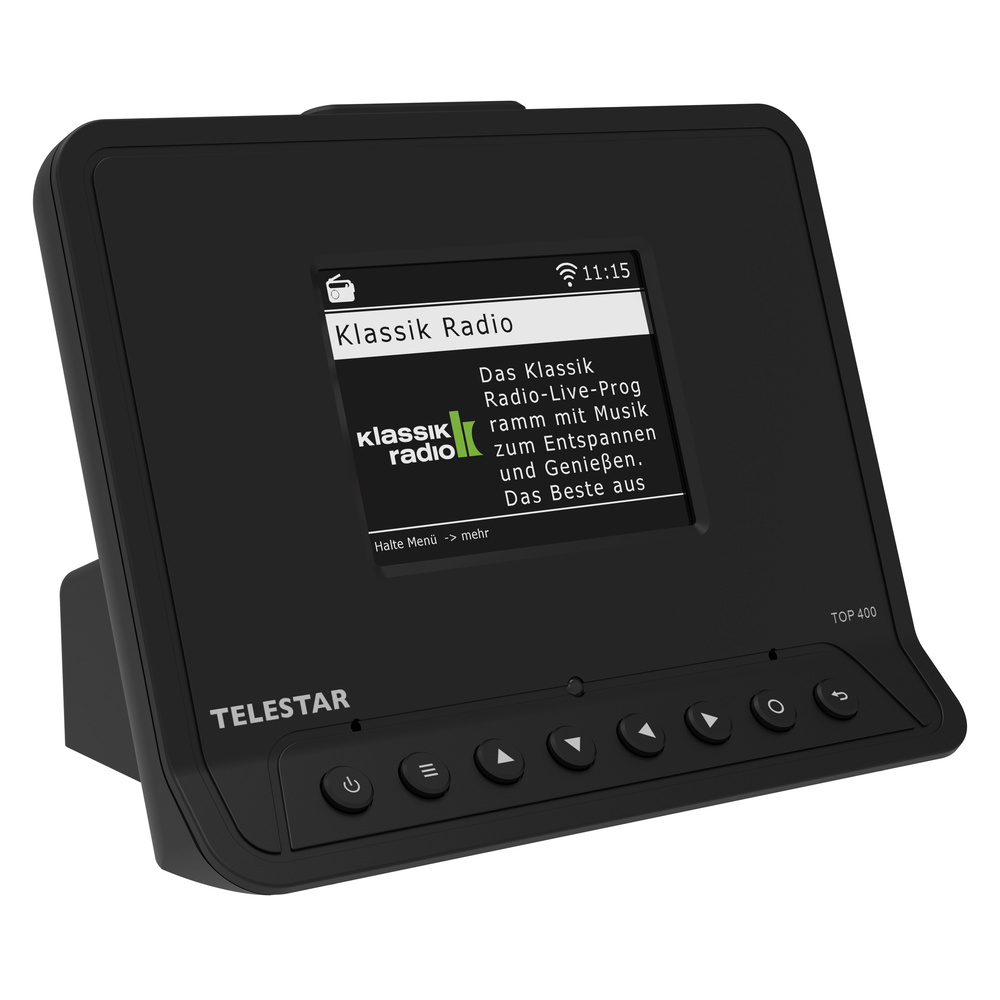 TELESTAR Digitalradio-Adapter TOP 400 , Internetradio, DAB+, UKW, Bluetooth, WLAN