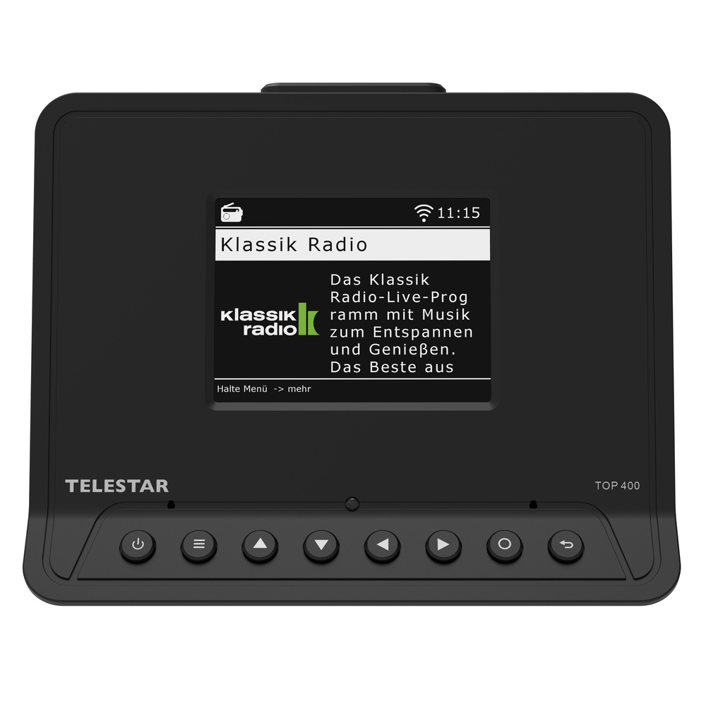 TELESTAR Digitalradio-Adapter TOP 400 , Internetradio, DAB+, UKW, Bluetooth, WLAN