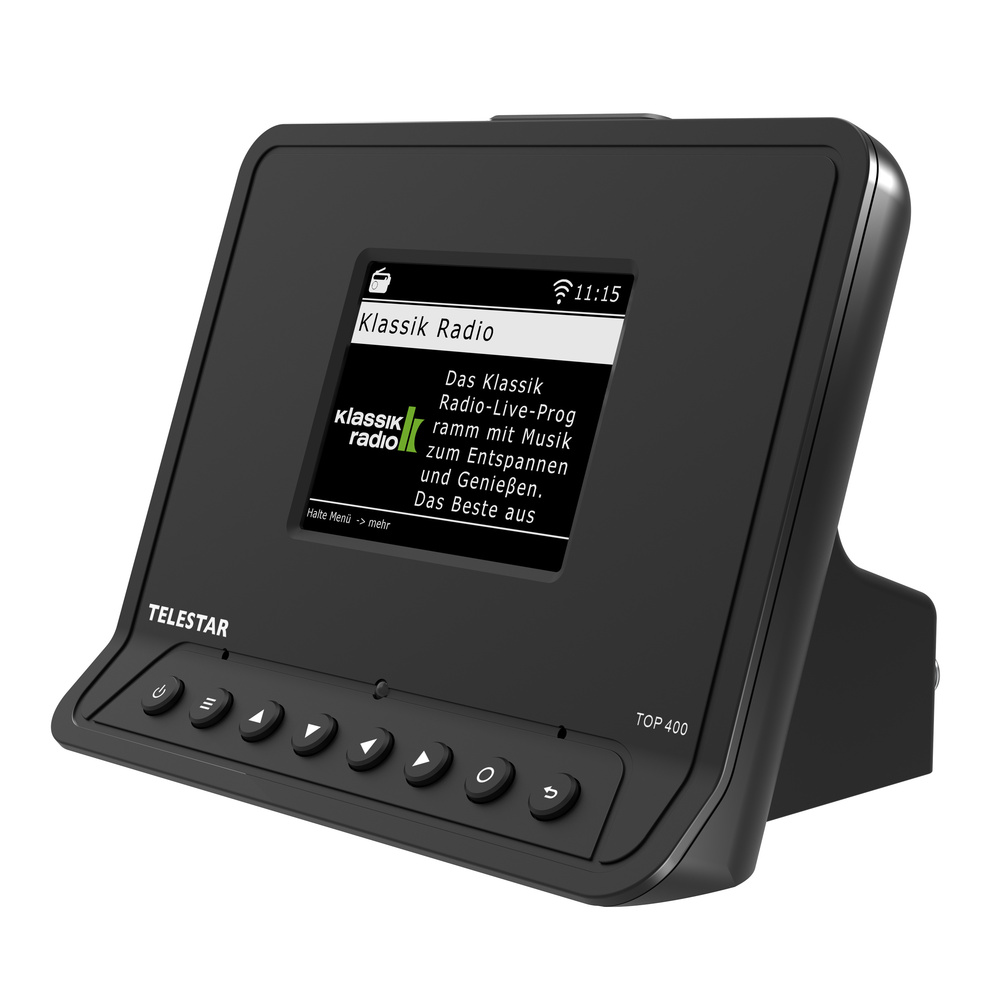 TELESTAR Digitalradio-Adapter TOP 400 , Internetradio, DAB+, UKW, Bluetooth, WLAN
