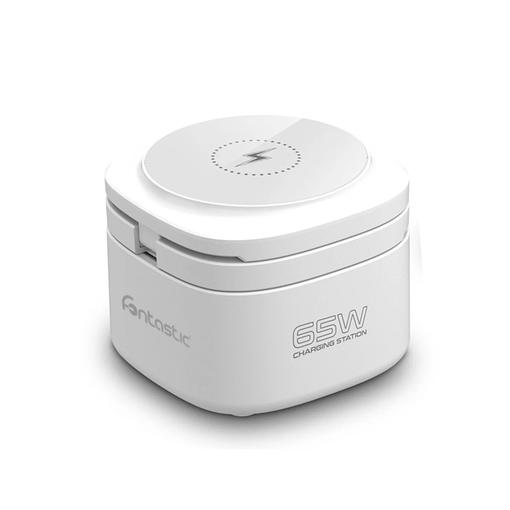 FONTASTIC Induktive Ladestation „Qumag“, 5-in-1, Weiß