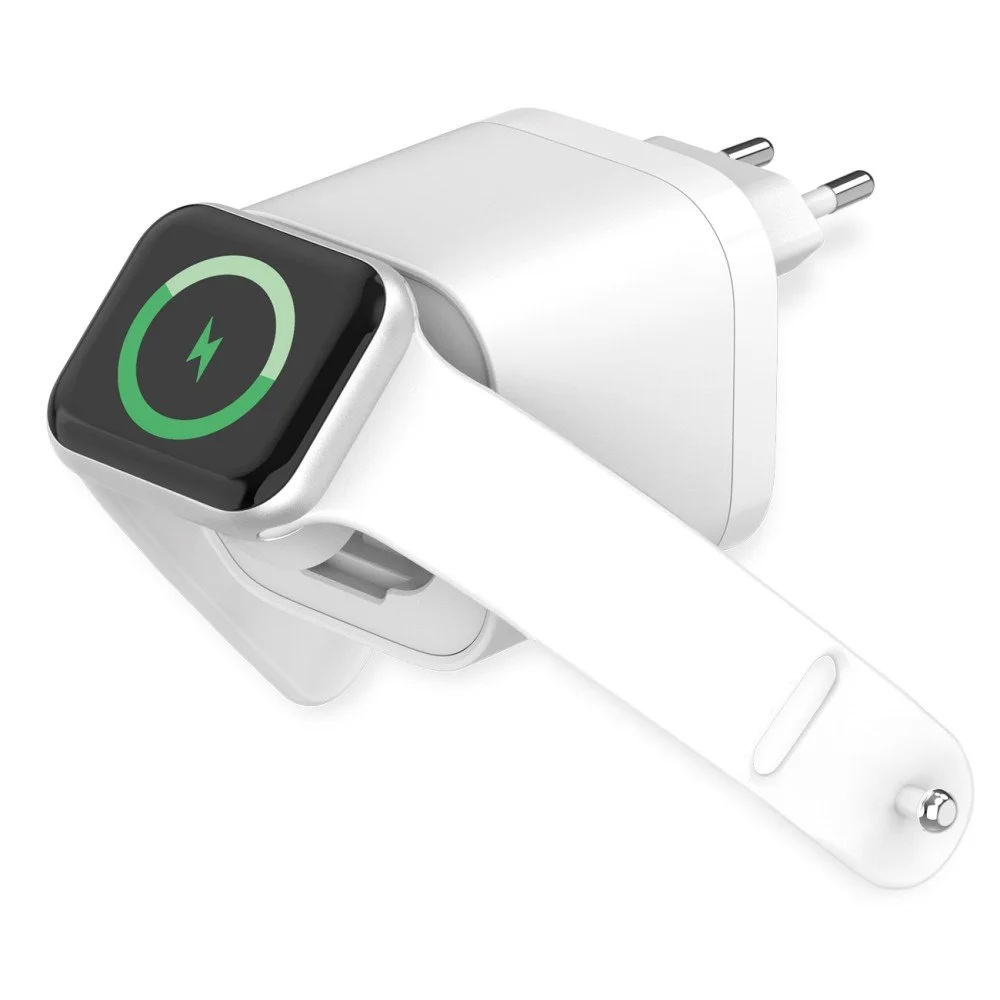 FONTASTIC USB Multi Quick Travel Charger “QiZap”, Kabel 68 cm, Weiß