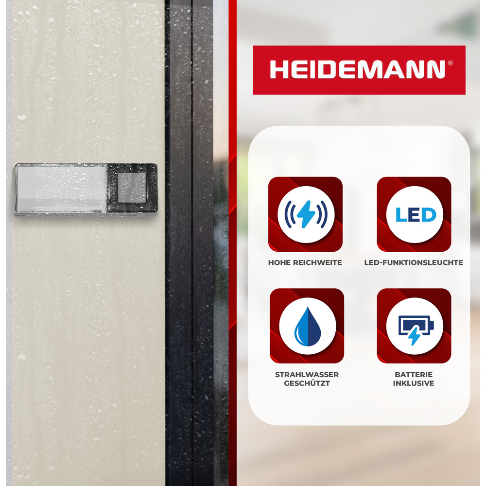 Heidemann Funkgong-Set HX Square
