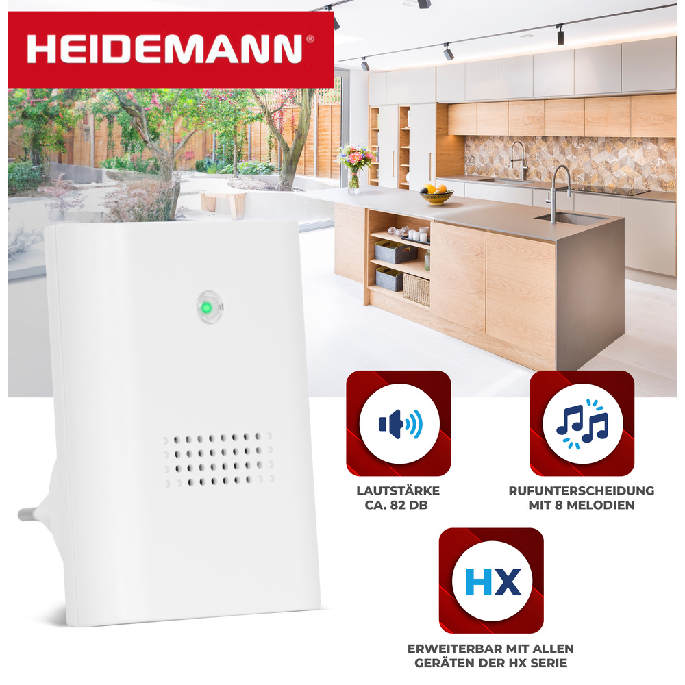 Heidemann HX Plug-In, reinweiß