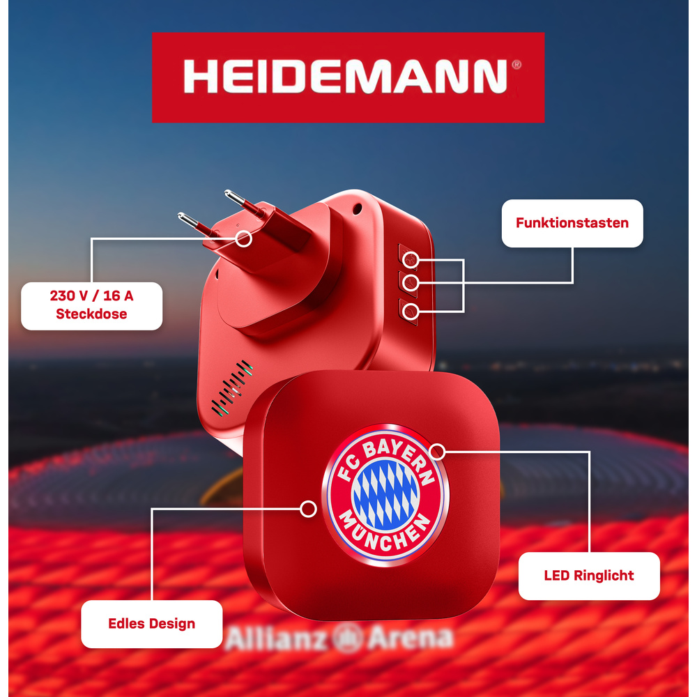 Heidemann Funkgong-Set Stern des Südens FC Bayern München
